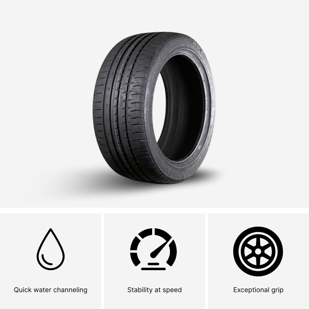 Amazon.com: ACCELERA 265/35 ZR19 98Y XL PHI(T) : Automotive